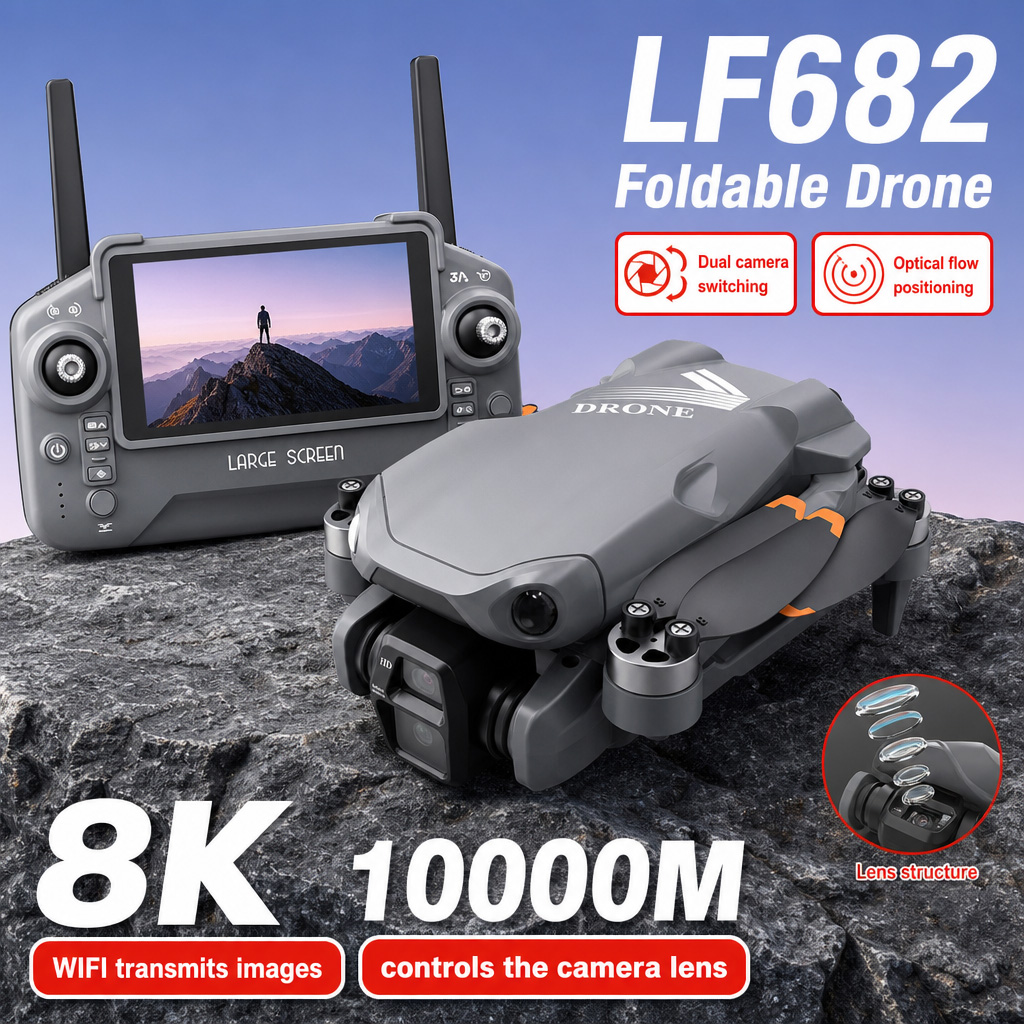 Rc Helicopter Mini - Дрон для аэрофотосъемки LF682 с двумя