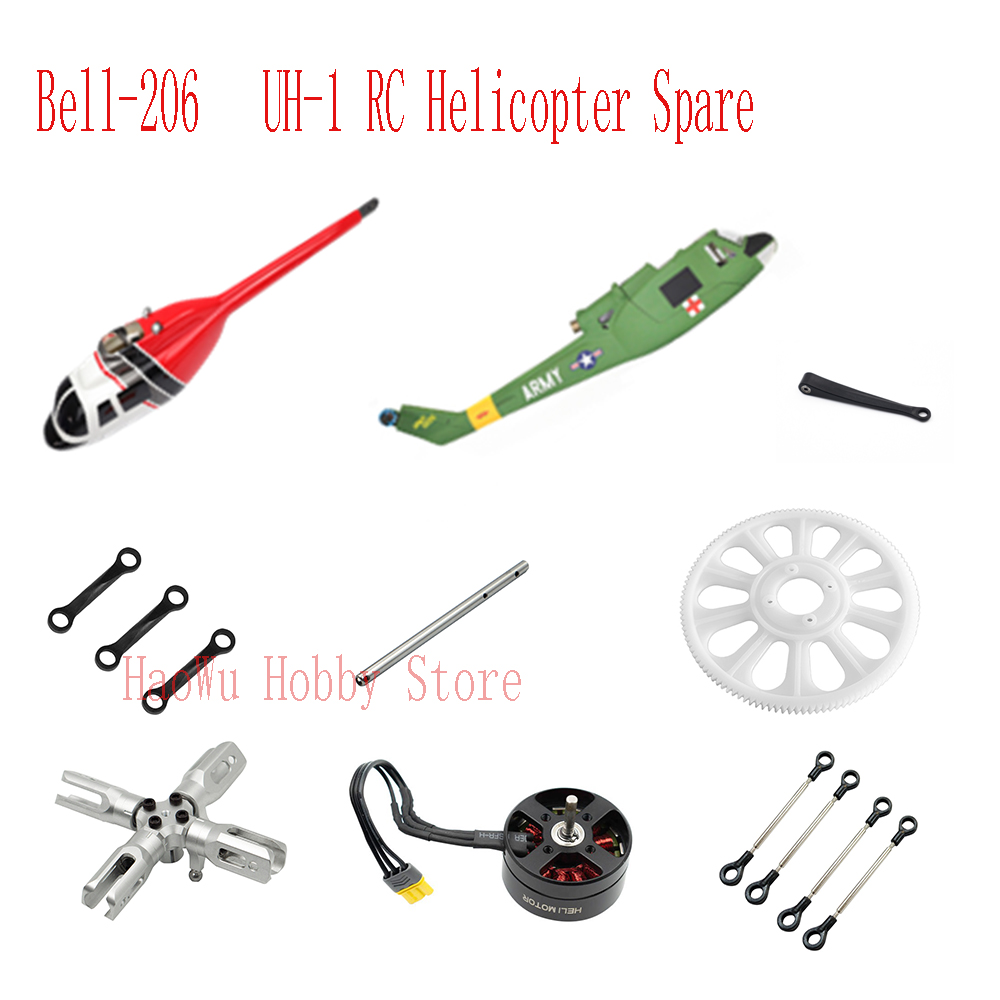 Rc Helicopter Large - Flywing bell206 UH1 Bell-206 UH-1 Запчасти