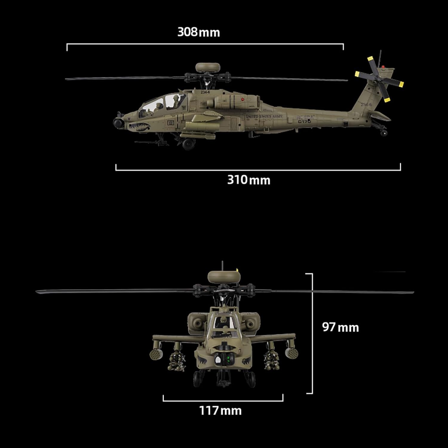 Радиоуправляемый вертолет 310  – обзор и цена Rc Helicopter Large