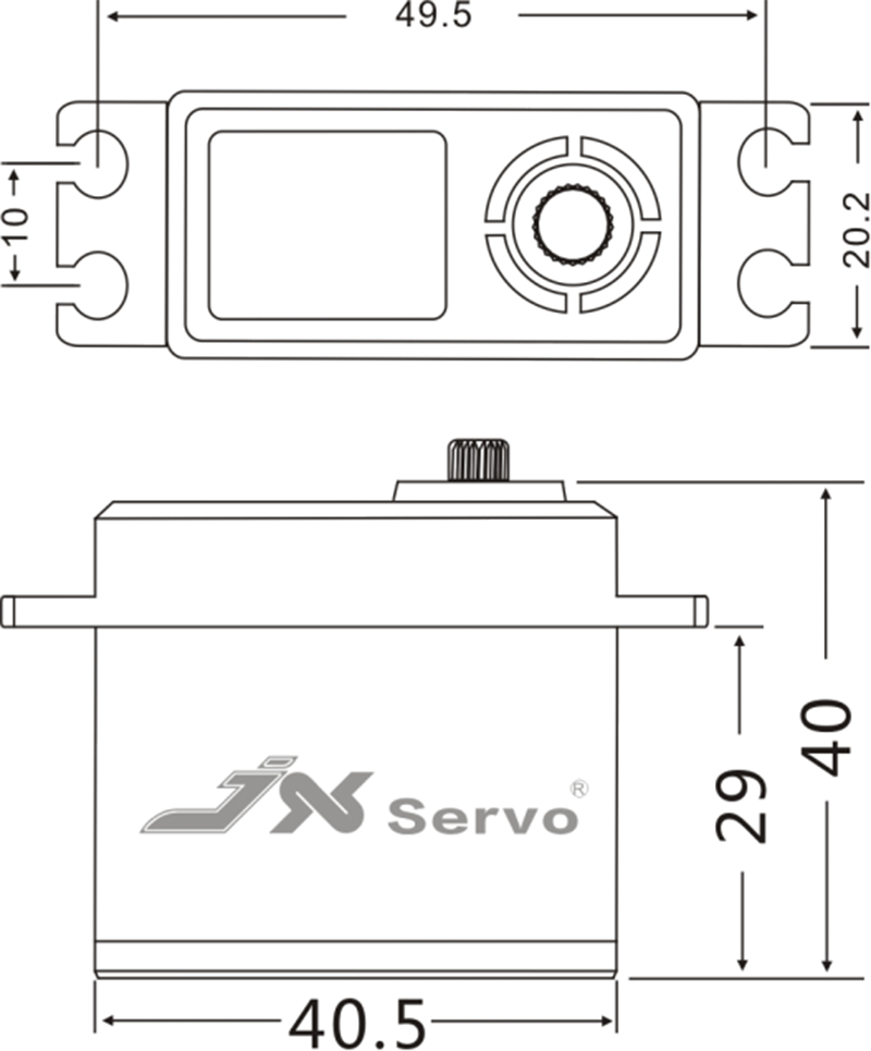 Сервопривод JX CLS-6322HV 22 к – обзор и цена Rc Helicopter Servo