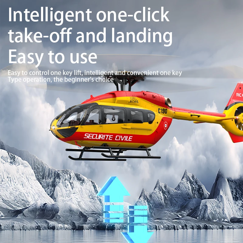 C190 RC Вертолет 2,4G 6-Aixs Г – обзор и цена Rc Helicopter Large